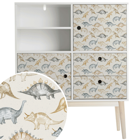 Furniture wrap - Dinosaurs