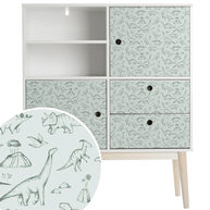 Furniture wrap - Dinosaurs (green)