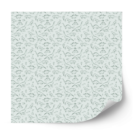 Furniture wrap - Dinosaurs (green)
