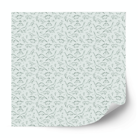 Furniture wrap - Dinosaurs (green)