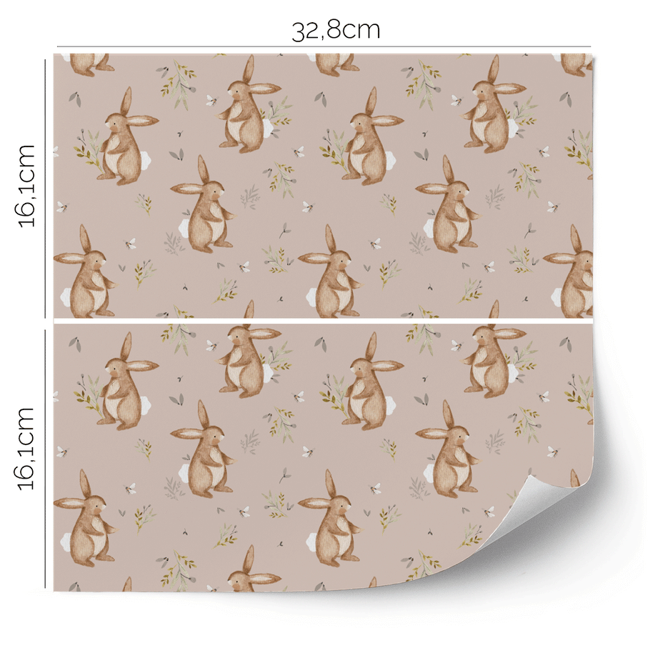 IKEA KALLAX furniture wrap - Rabbit's Garden (rose)