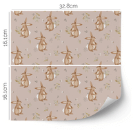IKEA KALLAX furniture wrap - Rabbit's Garden (rose)