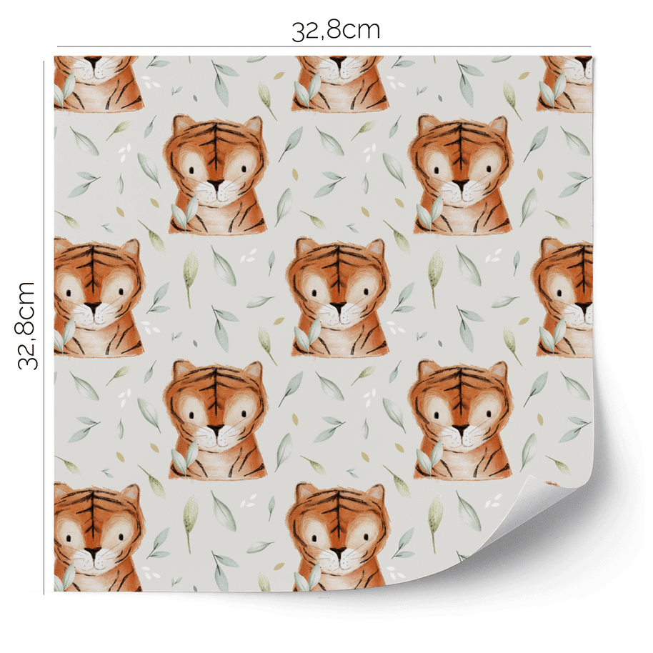 Möbelfolie für IKEA KALLAX - Kleine Tiger