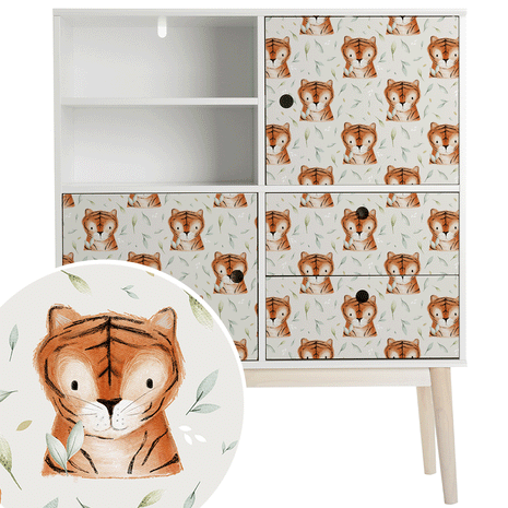Furniture wrap - Little Tigers