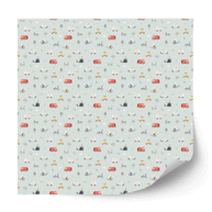 Furniture wrap - Road Trip (mint)