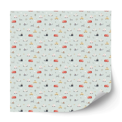 Furniture wrap - Road Trip (mint)