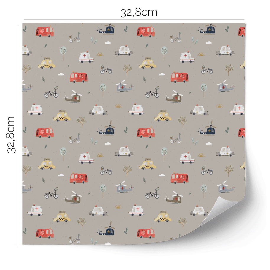 IKEA KALLAX furniture wrap - Road Trip (beige)