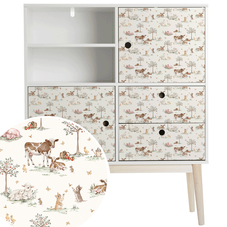Furniture wrap - Magical farm