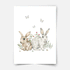 Poster Waldtiere - Magischer Wald - Hasen 