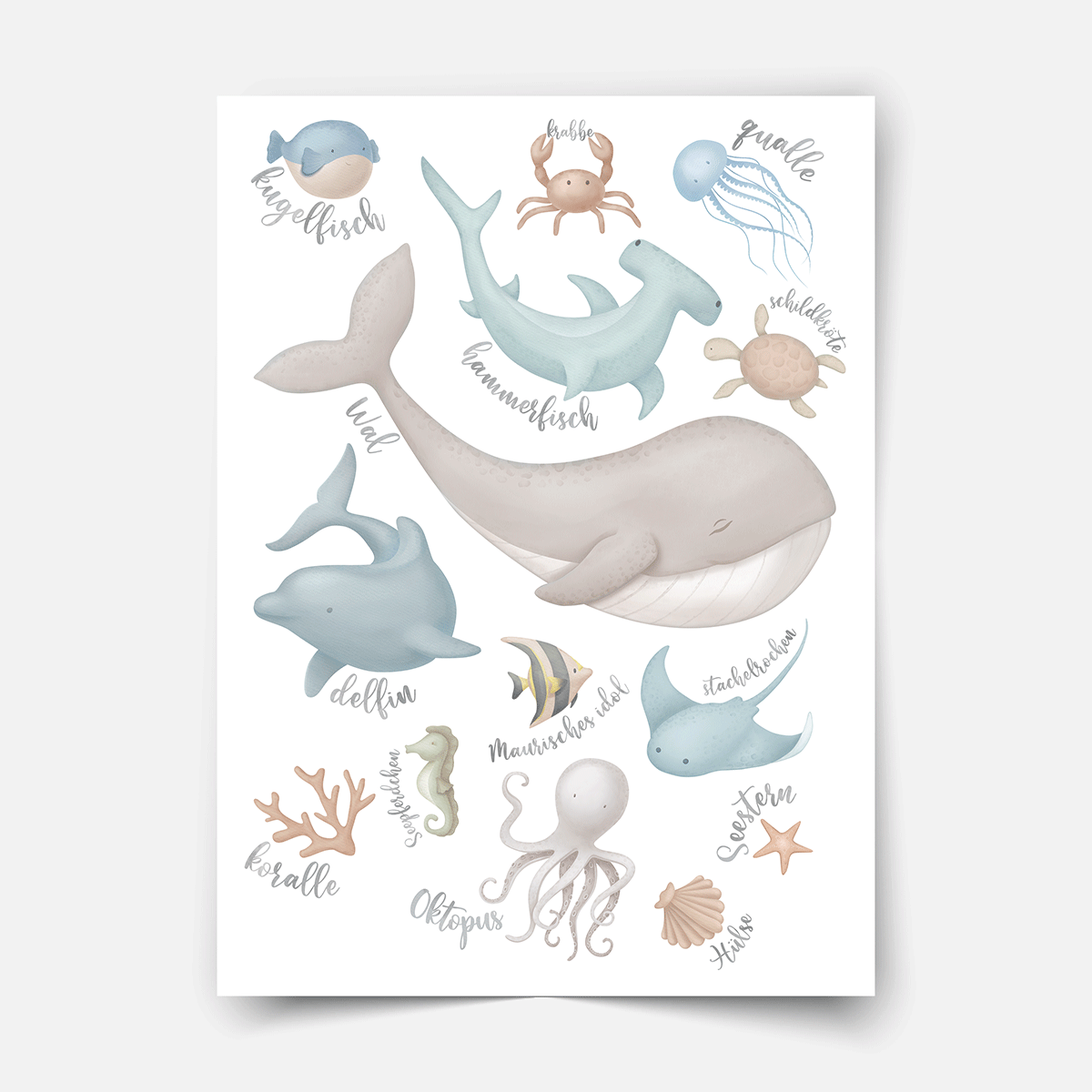 Poster Meeresbewohner - Magischer Ozean