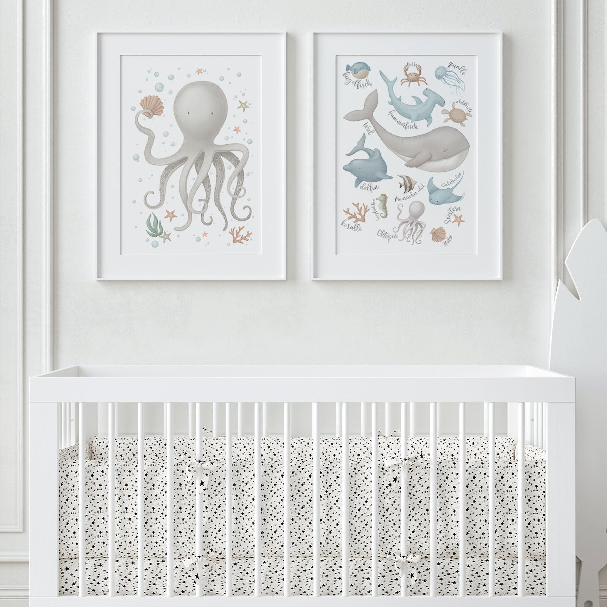 Under the sea print - Magical ocean - Sea Creatures