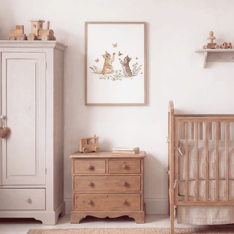 Poster Landtiere - Magischer Bauernhof - Kätzchen