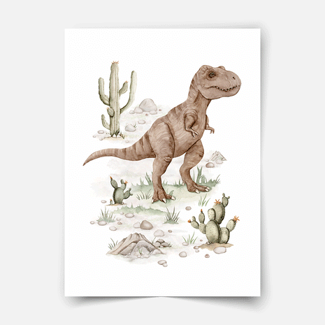 Dinosaur print - Prehistoric giants - T-Rex