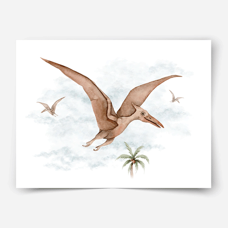 Dinosaur print - Prehistoric giants - Pterosaur
