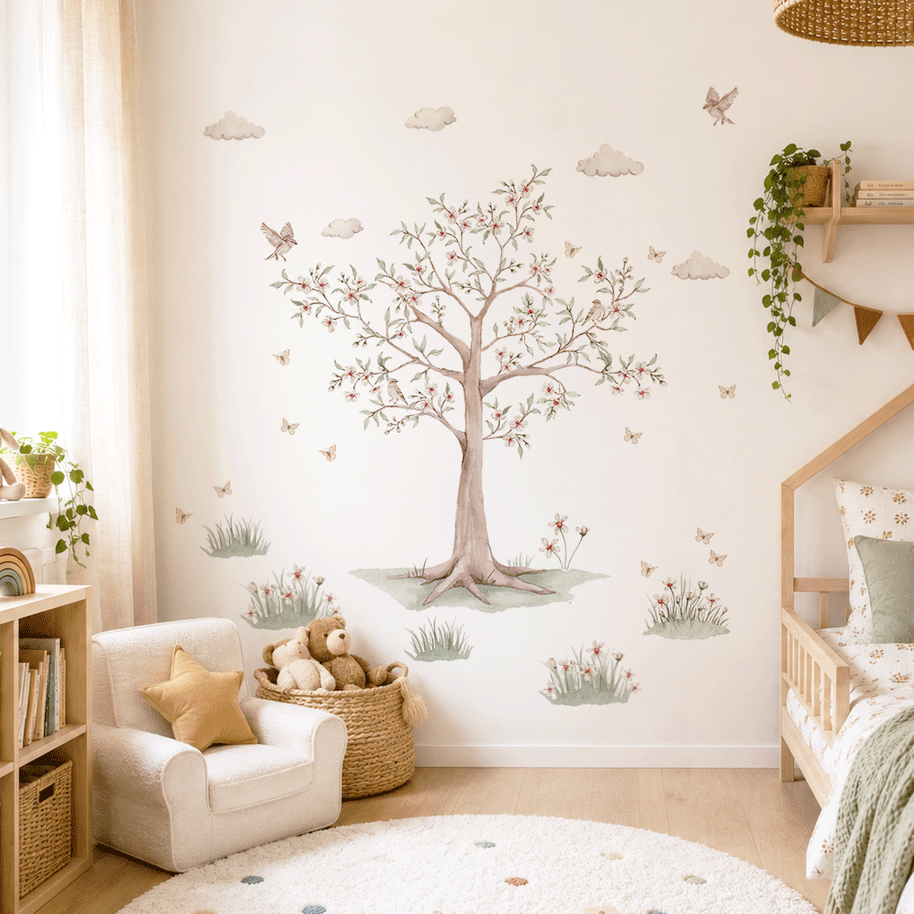 Tree wall stickers - Blossom tree - Moonlight Horses