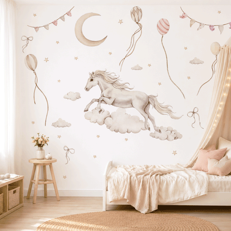 Horse wall stickers - Moon ride