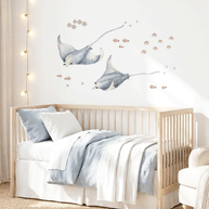 Under the sea wall stickers - Ocean Dreams - Rays