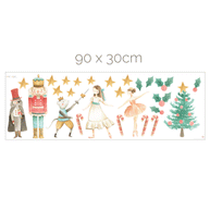 Weihnachtsfreude - Magischer Nussknacker Wandtattoo
