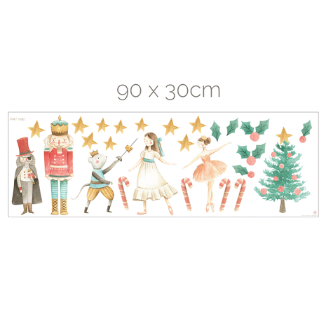 Weihnachtsfreude - Magischer Nussknacker Wandtattoo