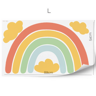 Wandtattoo Regenbogen (Bunt)