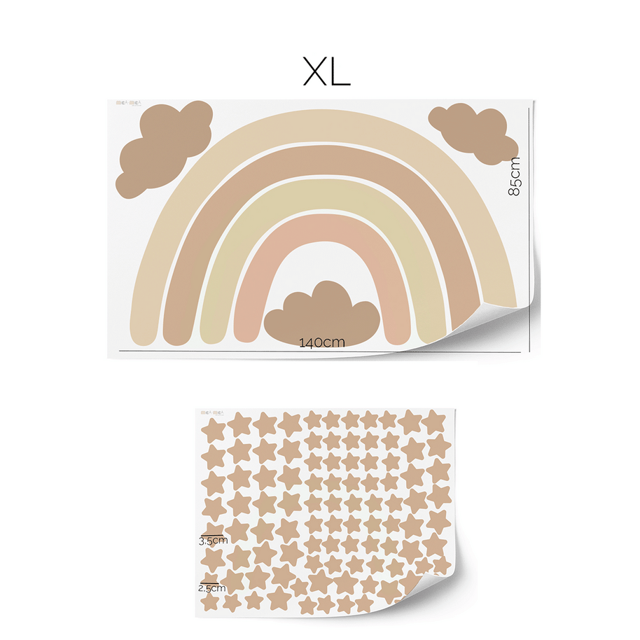 Rainbow wall sticker (Boho)