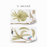 Jungle wall stickers - Tropical safari - palm trees