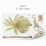 Jungle wall stickers - Tropical safari - palm trees