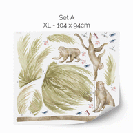 Jungle wall stickers - Tropical safari - palm trees