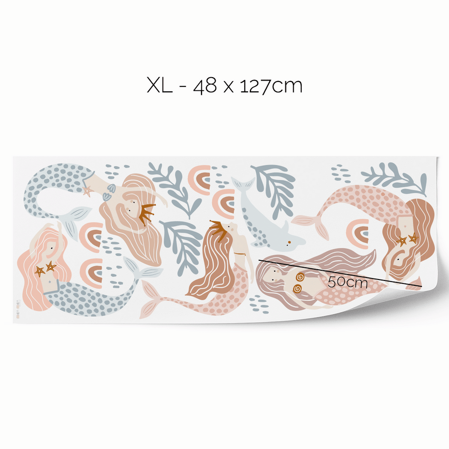 Mermaid wall stickers (Boho)