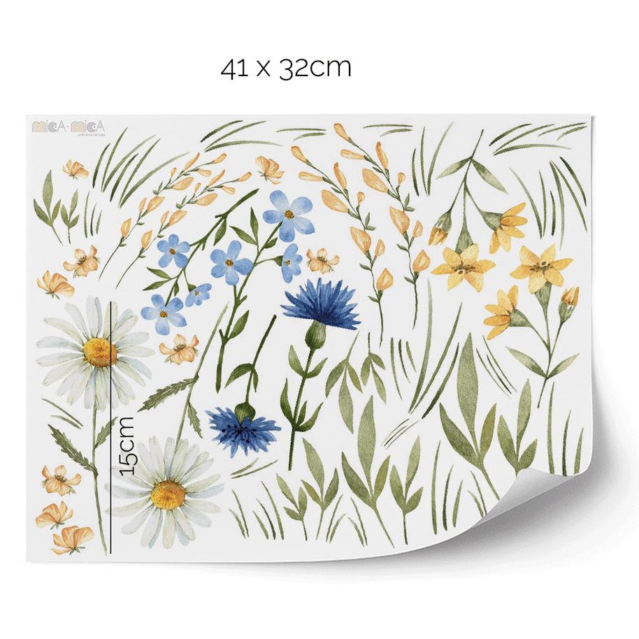 Wandtattoo Waldtiere - Magischer Wald - Bäume und Waldtiere