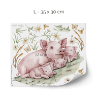 Farm animals wall stickers – Magical farm – Complete farm set