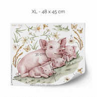 Farm animals wall stickers – Magical farm – Complete farm set