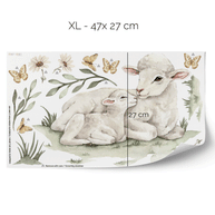 Wandtattoo Landtiere - Magischer Bauernhof - Schafe