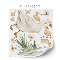 Farm animals wall sticker - Magical farm - Goose family