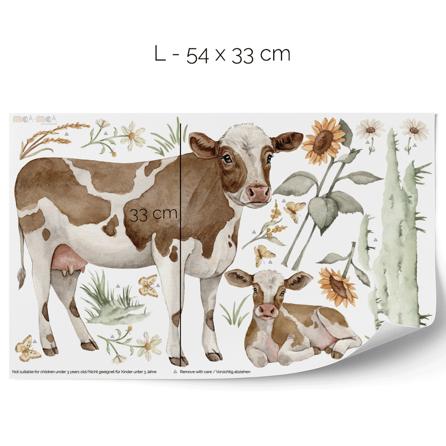 Farm animals wall stickers – Magical farm – Complete farm set