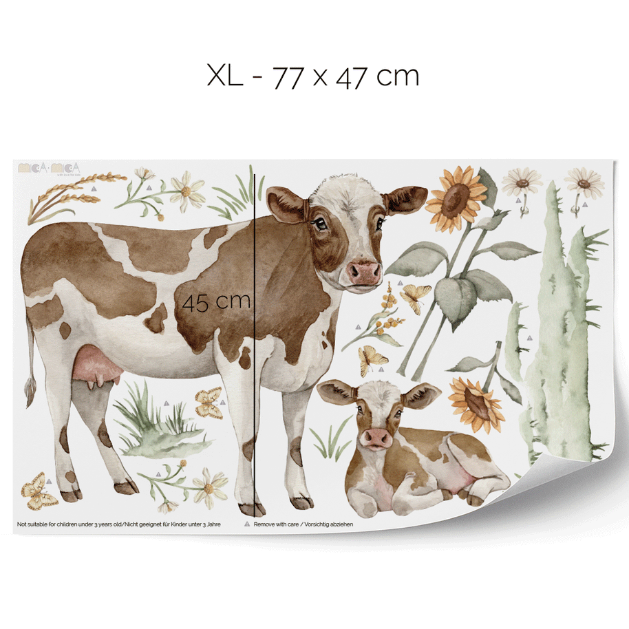 Farm animals wall stickers – Magical farm – Complete farm set