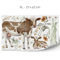 Farm animals wall stickers – Magical farm – Complete farm set