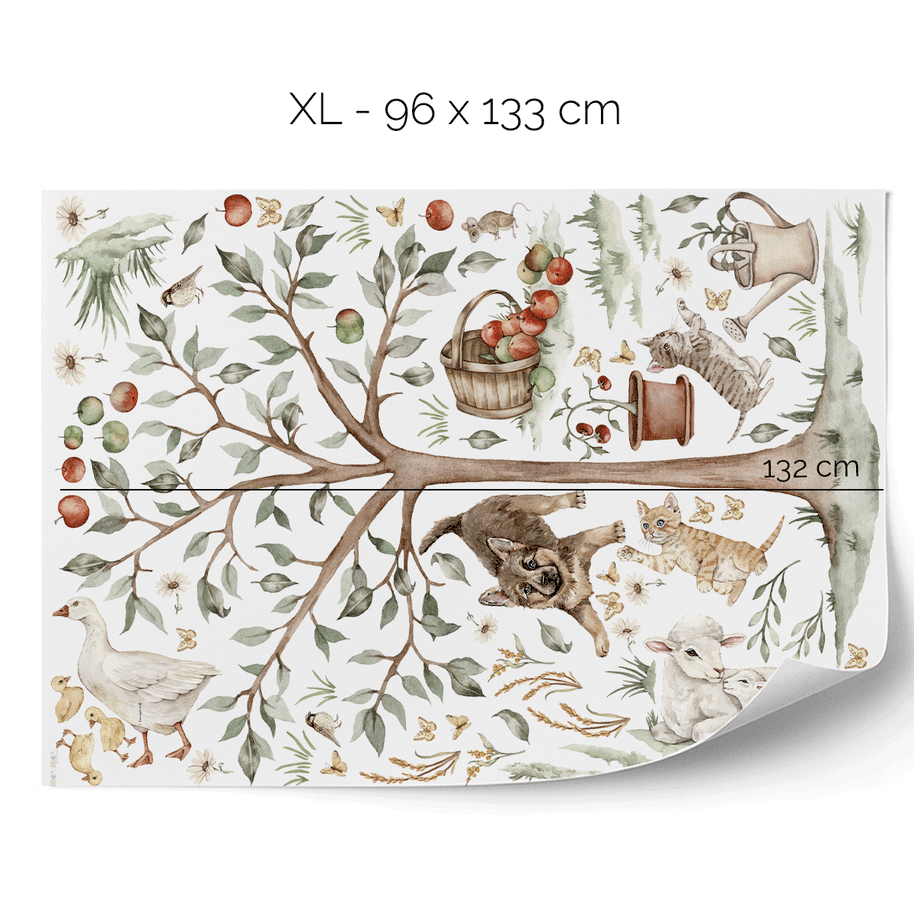 Farm animals wall stickers – Magical farm – Complete farm set