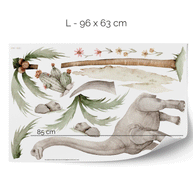 Wandtattoo Dinosaurier - Urzeit Giganten - Brachiosaurus