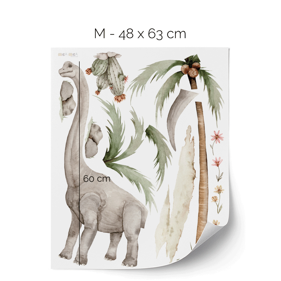 Wandtattoo Dinosaurier - Urzeit Giganten - Brachiosaurus