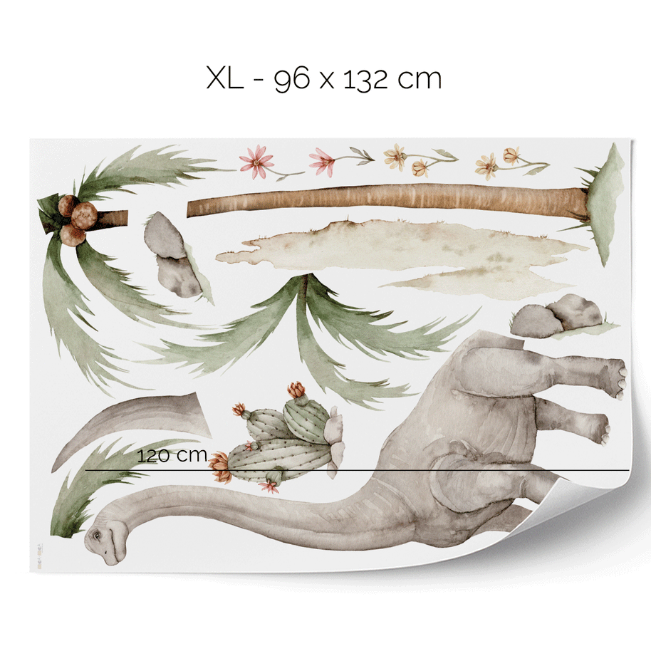 Wandtattoo Dinosaurier - Urzeit Giganten - Brachiosaurus