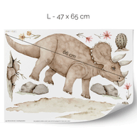 Wandtattoo Dinosaurier - Urzeit Giganten - Triceratops