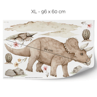 Wandtattoo Dinosaurier - Urzeit Giganten - Triceratops