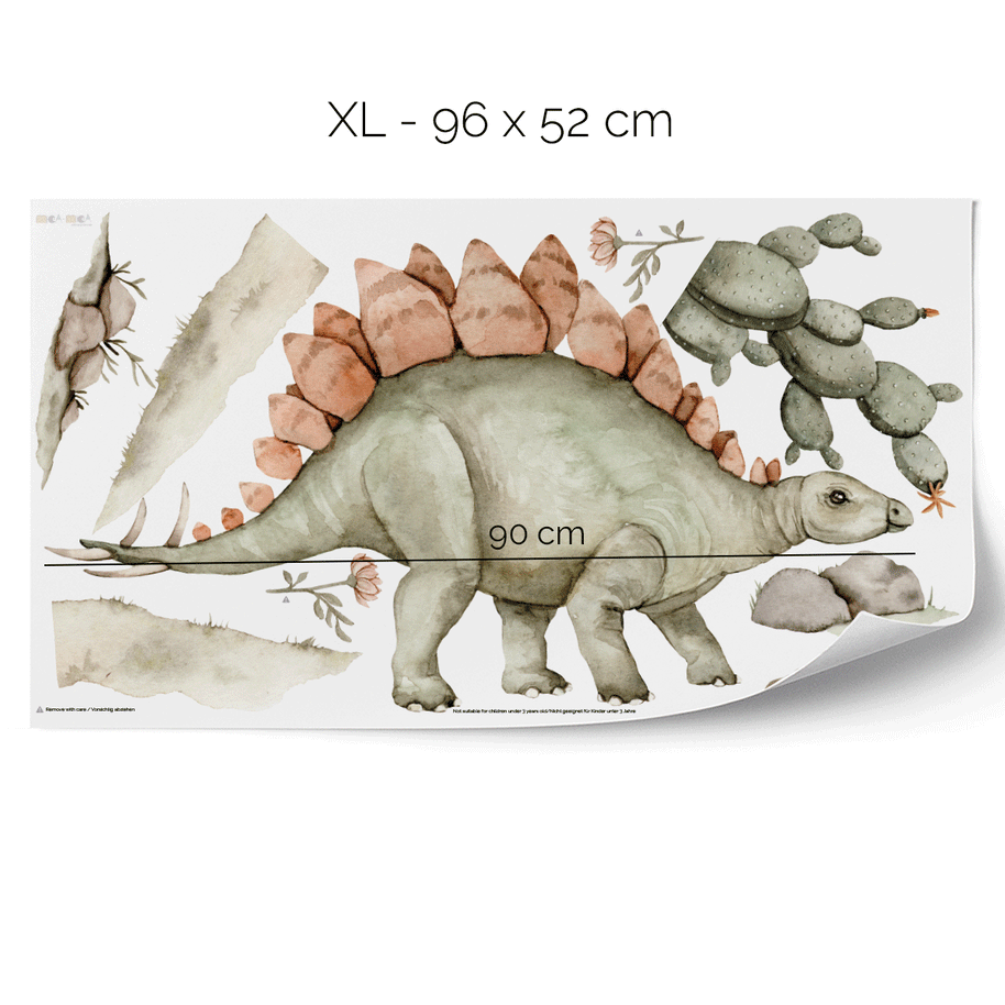 Wandtattoo Dinosaurier - Urzeit Giganten - Stegosaurus