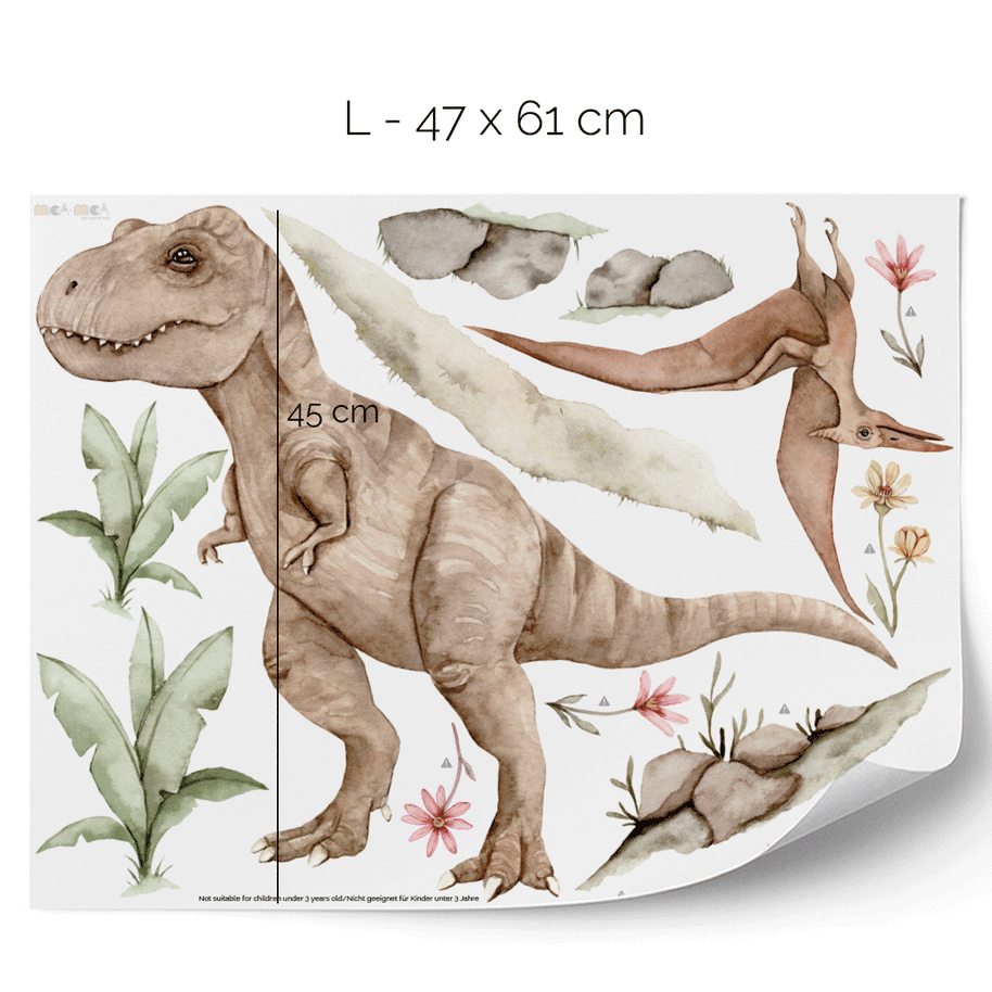Wandtattoo Dinosaurier - Urzeit Giganten - T-Rex