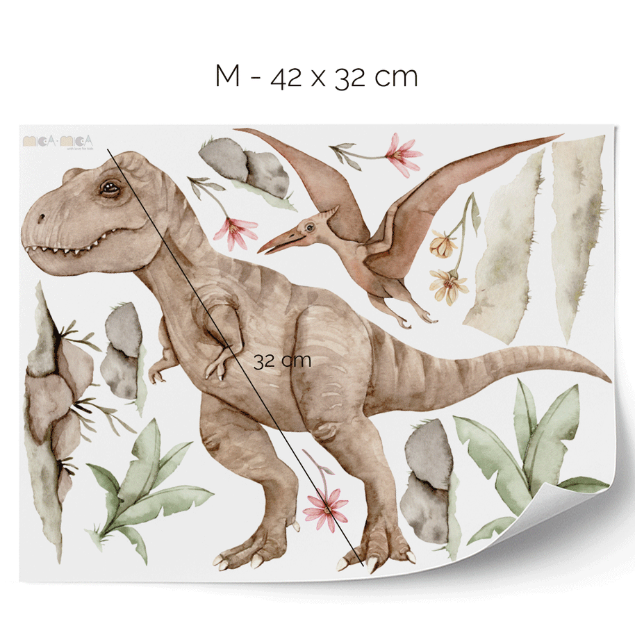 Wandtattoo Dinosaurier - Urzeit Giganten - T-Rex