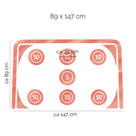 Football wall sticker - Goal (red)