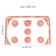 Football wall sticker - Goal (red)