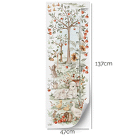 Height chart wall sticker - Magical farm growth chart