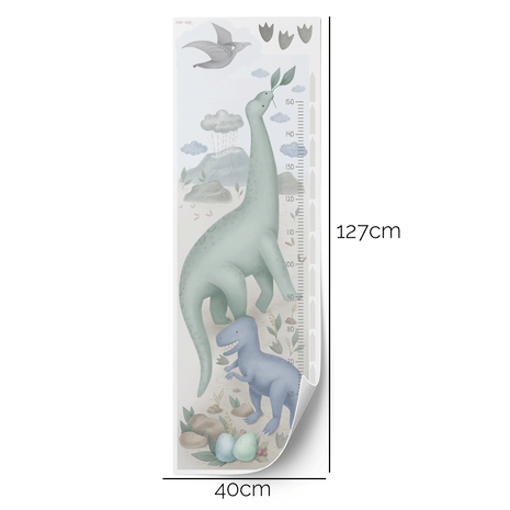 Height chart wall stickers - Dinosaur Expedition growth chart